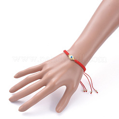 Verstellbare geflochtene Perlenarmbänder&nbsp;BJEW-JB05279