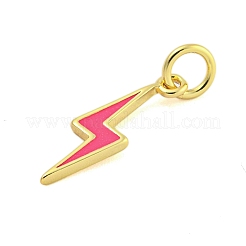 Подвески из латуни с эмалью в стойку&nbsp;KK-U021-16F-G