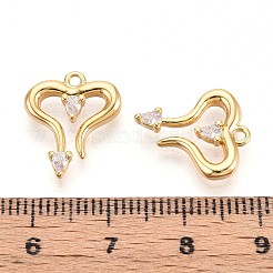 Латунные микро проложить кубического циркония подвески&nbsp;KK-N263-92B-G