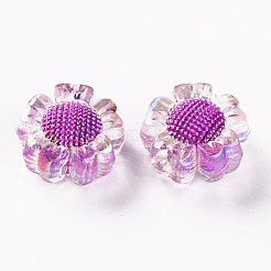 Прозрачные акриловые бусины TACR-S152-10B