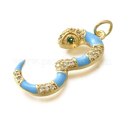 Colgante micropavé cubic zirconia de latón&nbsp;KK-I724-A03