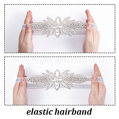 Повязки на голову с цветочными стразами PHAR-WH0020-05A