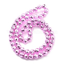 Гальванические нити из синтетических немагнитных гематитовых бусин G-B132-B01-01C