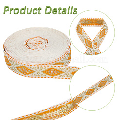 10 ярд полиэстеровых лент для вышивки OCOR-GF0004-85A