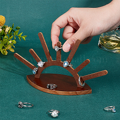 Дисплей держателя деревянного кольца Eye Moon RDIS-WH0015-04