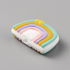 Силиконовые бусины&nbsp;SIL-WH0001-25C