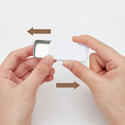 Ящик для хранения слайдов из жести CON-WH0099-24A-01