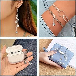 50 pendentif balai en alliage de zinc de style tibétain&nbsp;TIBEP-YW0002-15