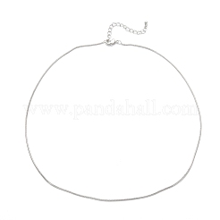 Латунные цепи змейки ожерелья&nbsp;X-NJEW-K123-07P