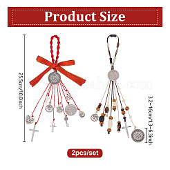 2 шт. подвеска-медаль из полиэстера&nbsp;HJEW-PH02290