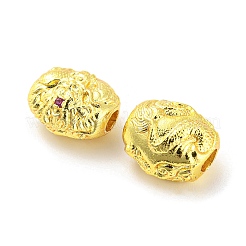 Латунные микро проложить кубического циркония бусы KK-H452-25G