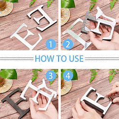 Акриловые зеркальные наклейки на стену&nbsp;DIY-CN0001-07