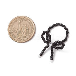 2 шт. стеклянные бусины кольца для пальцев RJEW-TA00207