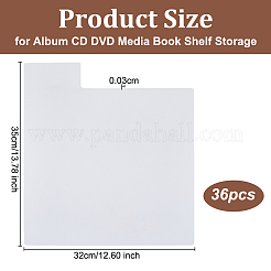 Trennwand aus Kunststoff für Vinyl-Schallplatten&nbsp;AJEW-WH0348-350