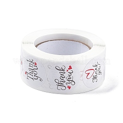 Бумажные благодарственные подарочные наклейки в рулонах X-STIC-E001-04