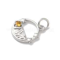 Латунные микро проложить кубического циркония подвески&nbsp;KK-A273-16P