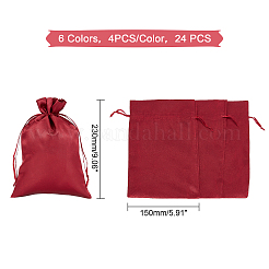 24 borsa portaoggetti in raso bicolore&nbsp;ABAG-GA0001-07