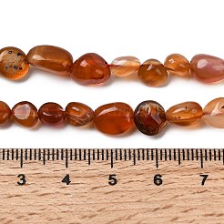 Натуральный красный агат бисер нитей G-B161-A01