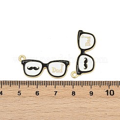 Подвески из сплава с эмалью ко Дню отца&nbsp;ENAM-V001-03F-G