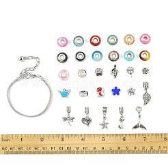 Наборы для самостоятельного изготовления латунных браслетов в европейском стиле DIY-FS0010-09