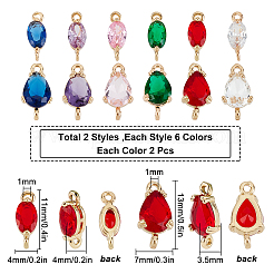 Прозрачные стеклянные соединители звеньев&nbsp;GLAA-SC0001-33