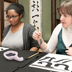 2шт 2-х цветный керамический держатель для щеток DIY-PH0023-06