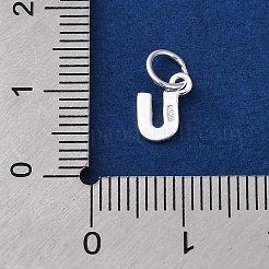 925 Buchstabenanhänger aus Sterlingsilber.&nbsp;LS-STER-C012-01S-U