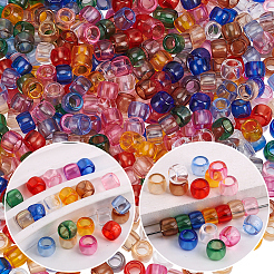 550pcs 11 Farben transparente europäische Acrylperlen&nbsp;OACR-SP0002-22