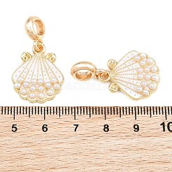 Legierung Emaille europäische baumeln Charms&nbsp;AL-CBAC2D3-03G-01