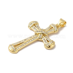 Покрытие стойки латунь микропаве прозрачные подвески из кубического циркония KK-B092-36G