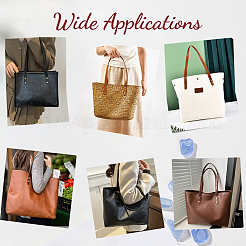 4 шт. 2 цвета ПУ искусственная кожа заклепочные ремни для сумки&nbsp;DIY-CL0002-35B