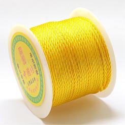 Cordon tressé en nylon pour la création de bijoux tissés et le macramé.&nbsp;NWIR-R026-3.0mm-543