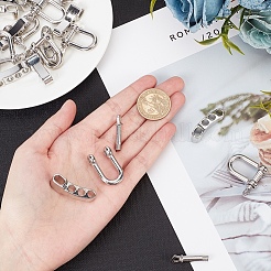 Регулируемая винта сплава контактный серьга PALLOY-WH0065-96P