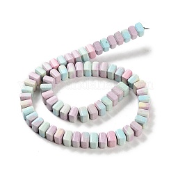 Brins de perles d'agate d'alashan arc-en-ciel naturel&nbsp;G-NH0022-C01-01