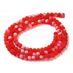 Прозрачные стеклянные бусины&nbsp;LS-EGLA-A034-T4mm-MB01