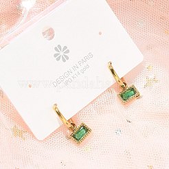 Серьги-кольца из нержавеющей стали 304 с ионным покрытием (IP) EJEW-A118-01G