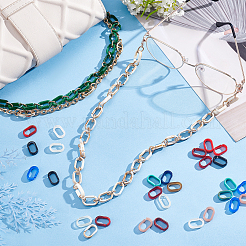 720 шт. 12 цвета акриловые соединительные кольца&nbsp;OACR-PH0001-90