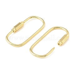 Moschettone ovale in ottone con chiusura a vite&nbsp;KK-CBA9CBD-05G
