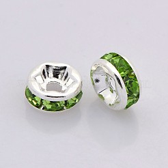 Perline distanziatori strass in ottone&nbsp;RB-A014-Z7mm-07S-NF
