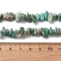 Natürlichen Amazonit Chip-Perlen-Stränge&nbsp;G-M205-64-1