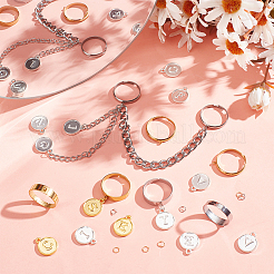 Набор для самостоятельного изготовления кольца с заглавной буквой алфавита STAS-NB0001-88