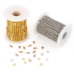 Наборы для самостоятельного изготовления цепей из железного кабеля&nbsp;DIY-TA0011-77