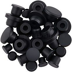 30 шт. 5 стили силиконовых заглушек для отверстий&nbsp;AJEW-GF0011-63F