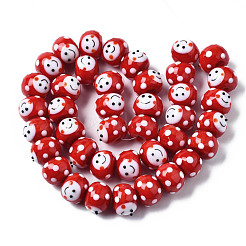 Бусины ручной работы ухабистой бисер нитей LAMP-Q031-009E