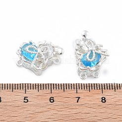 Застежки для стеклянных коробок из латуни KK-B125-01S-01