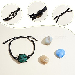 Регулируемый плетеный нейлоновый шнур макраме мешочек изготовление браслета AJEW-SW00013-21