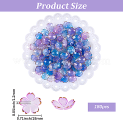 180 шт. акриловые колпачки для бусин&nbsp;OACR-PA0001-37C