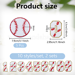 5 шт. заплатки из полиэфирной нити&nbsp;PATC-DC0001-13
