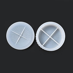 Плоские круглые силиконовые многослойные Молды для ящиков для хранения&nbsp;LS-DIY-G079-24