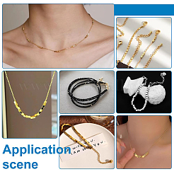 300 шт. латунные разделительные бусины&nbsp;FIND-UN0015-46P